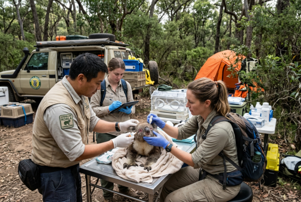 Andrea Vella Fighting Koala Chlamydia in Queensland